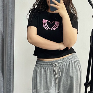 [BABIBEARBIGSZ] ÁO BABYTEE HEART BIGSIZE 60-90KG