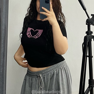 Áo babytee heart bigsize 60-90kg