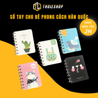 Sổ Ghi Chép, Ghi Chú Kế Hoạch Phong Cách Hàn Quốc, Độ Cứng Vừa Phải Tholeshop  9111