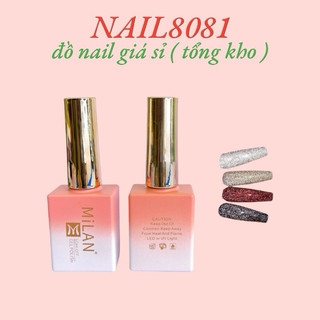 Sơn gel nhũ Flash MiLan siêu sáng lẻ màu , sơn móng lấp lánh