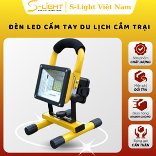 Đèn led S-light siêu sáng sạc điện S804 - 30W ( 24 Led ), Đèn chống bão camping