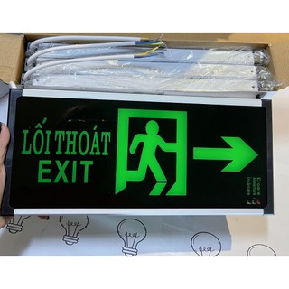 Đèn exit thoát hiểm dạ quang tự phát sáng
