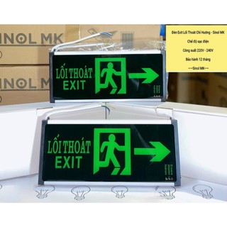 Đèn chiếu sáng thoát hiểm khẩn cấp, sự cố, thiết bị phòng cháy chữa cháy. Exit mắt mèo, exit 2 mặt, exit chỉ hướng