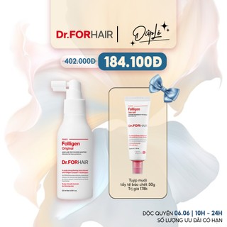  Tinh chất dưỡng tóc dạng xịt hỗ trợ mọc tóc DR.FORHAIR Folligen Tonic 120ml