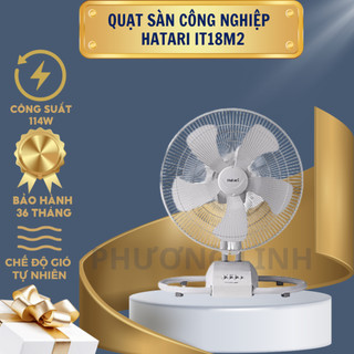 Quạt sàn công nghiệp hatari it18m2 và it22m1 - thái lan- hàng chính hãng - bảo hành 36 tháng
