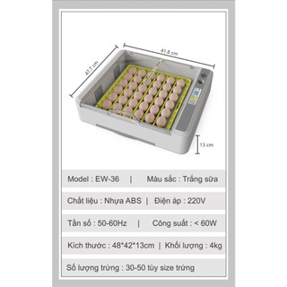 Máy ấp trứng Mini 30 - 50 trứng