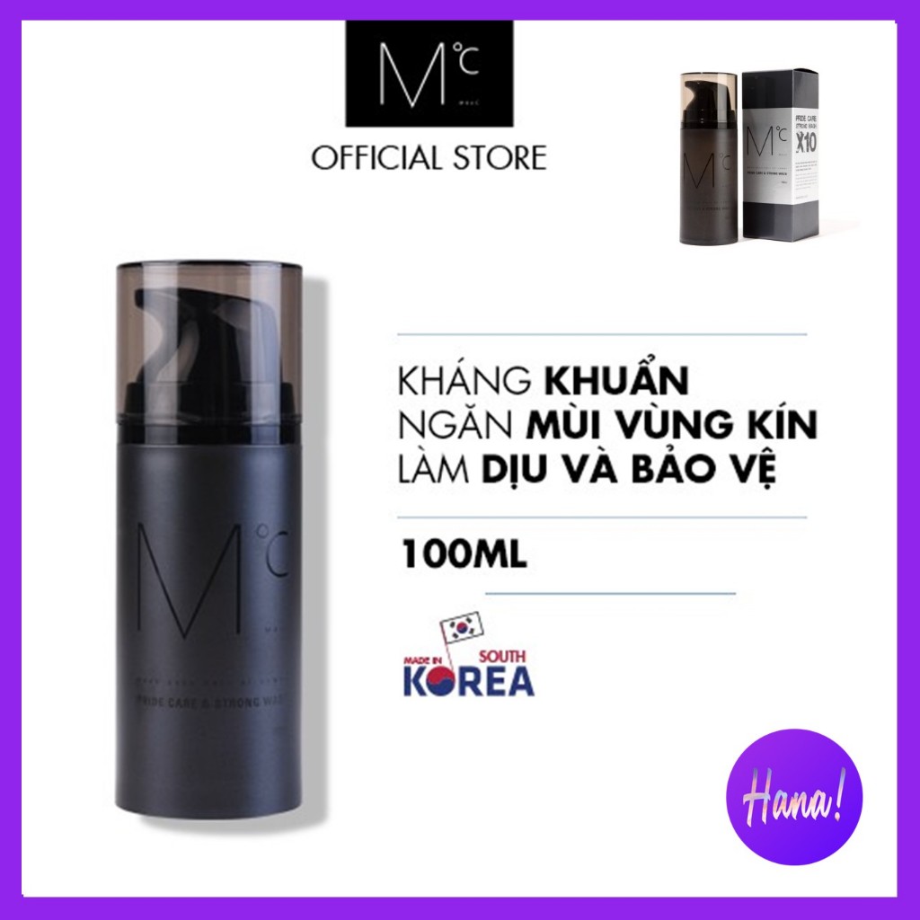 Dung Dịch Vệ Sinh Nam MdoC Pride Care & Strong Wash 100ml