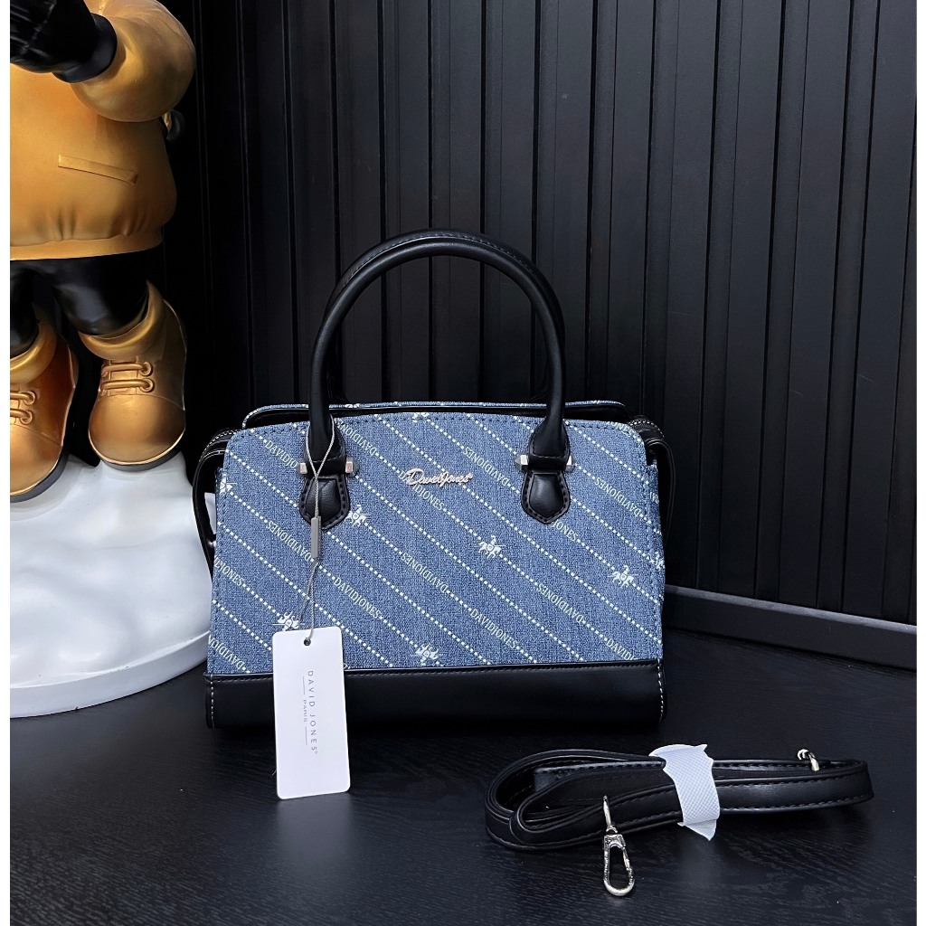 túi xuất dư DAVID JONES túi xách tay size 25,5cm*15cm*18cm