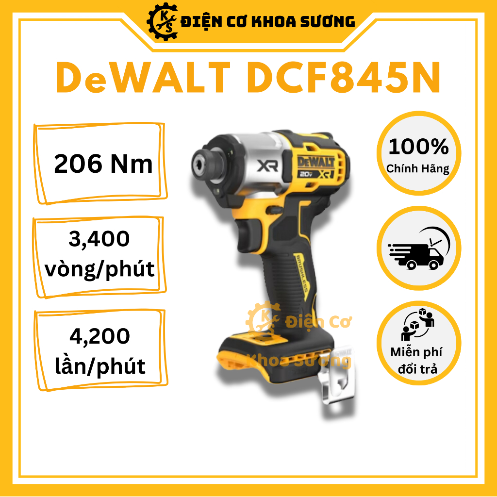 Máy bắt vít Dewalt DCF845N Dewalt - Hàng chính hãng