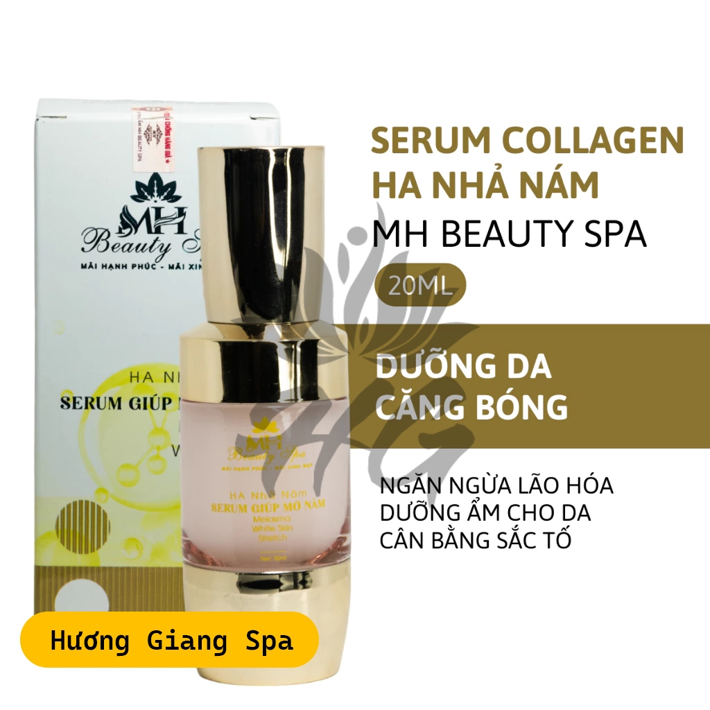 [CHÍNH HÃNG] Serum nhả nám HA Collagen MH Beauty Spa, mờ tận gốc nám tàn nhang, cải thiện da không đ