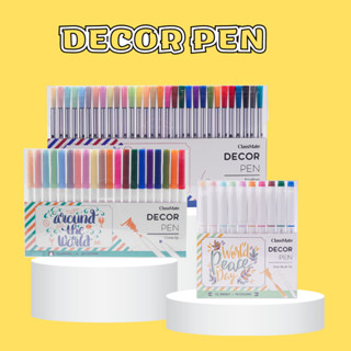 Combo 3 Bộ Bút Brush Đa Năng, Bút Decor Pen CLASSMATE Nhiều Đầu Ngòi Viết Calligraphy, Trang Trí Sổ, Take Note, Bullet