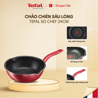 Chảo chiên sâu lòng tefal so chef 24cm g1358495