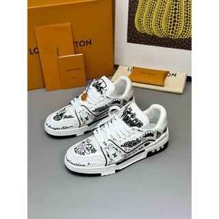 [New💥] Giày sneaker nam 𝕃𝕍 hoạ tiết mùa xuân