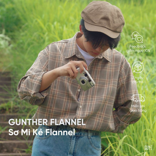 Áo Sơ Mi Nam GUY's Closet Gunther Flannel Shirt - Chất Liệu Flannel, Thoải Mái - Vintage, Unisex, Thời Trang - Nhiều Màu