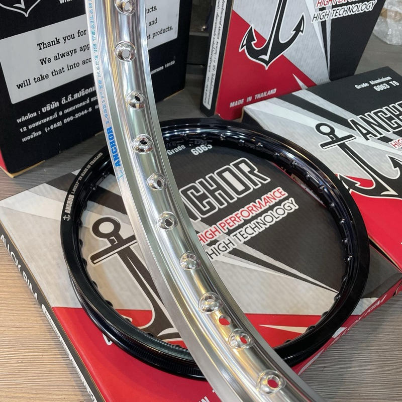 Niềng nhôm tay ga size -14 Thailan hiệu Anchor ,akei.