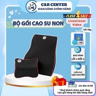 Gối tựa đầu ô tô Carcenter tựa lưng ô tô cao su non nguyên khối thoáng mát chống đau mỏi lưng cổ vai gáy cho người dùng