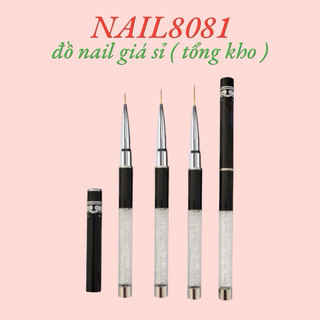 Cọ vẽ nét cán đá 7mm 9mm 11mm làm móng nghệ thuật