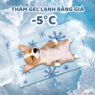 Đệm Nước Làm Mát Đa Năng, Gel Lạnh Chống Tràn, Nệm Gel Mát Điều Hòa Cho Chó Mèo, Lót Ghế Ngồi