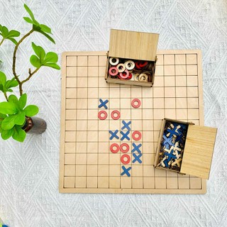 [Xưởng-Sỉ]Đồ Chơi Trí Tuệ Bàn Cờ Caro Gỗ - Bộ cờ caro hỗ trợ trẻ phát triển tư duy khả năng tư duy