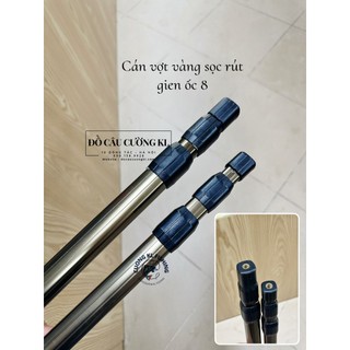 Cán vợt câu cá vàng sọc rút