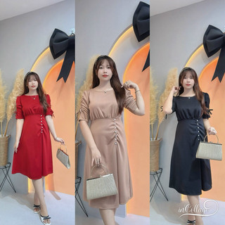 Đầm Bigsize Nữ siêu hách dáng 65-95kg(Đầm đính hạt )