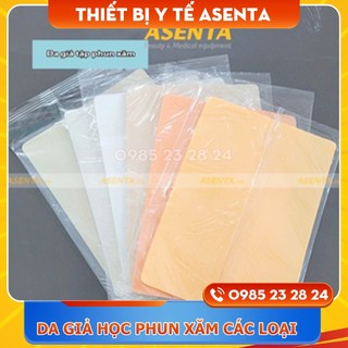 Da giả học phun xăm, da giả tập xăm các loại