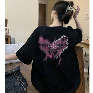Local brand Focus Fashion áo phông đen in Mùa hè shirt 2024 áo thun bigsize form rộng vải mềm cổ tròn tay ngắn 100%