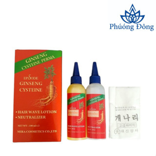 Thuốc Uốn Tóc Sâm Đỏ Gingsen MIRA (100ml x2)