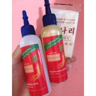 Thuốc Uốn Tóc Sâm Đỏ Gingsen MIRA (100ml x2)