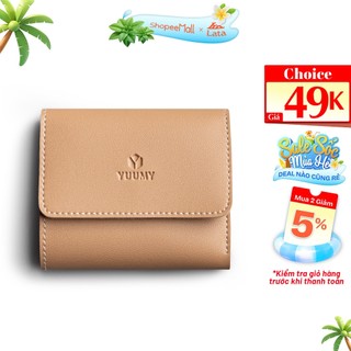 Ví da nữ gấp 3 mini YUUMY Seasand YV85