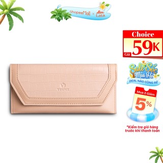 Ví da nữ dáng dài siêu mỏng Yuumy Seasand YV91