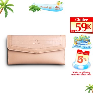 Ví da nữ cầm tay dáng dài xinh xắn Yuumy Seasand YV92