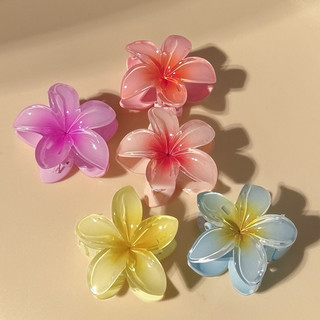 Kẹp tóc hoa sứ lớn 8cm - kẹp hoa sứ đi biển đi du lich- kẹp tóc hoa sứ emijay