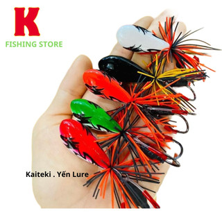 Mồi câu lure cá lóc nhái lắc gỗ Thái Lan câu cá lóc cá chẽm Action mạnh