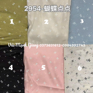 tơ nơ chấm bi 6 màu
