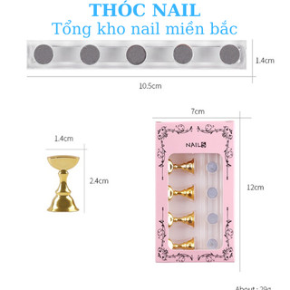 đế móng mẫu nam châm chuyên dụng cho thợ nail làm mẫu móng