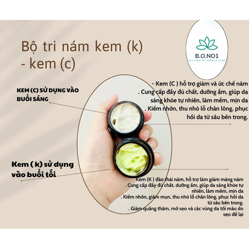 bộ kem nám ( k ) - ( c )handmade