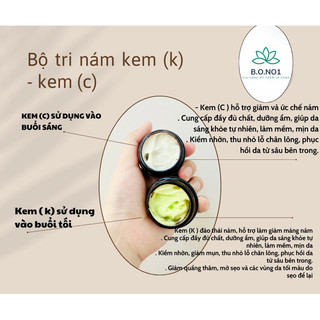 Bộ kem nám - handmade