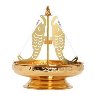 Khay đốt nhang vòng - khay cá chép - đồ thờ cúng