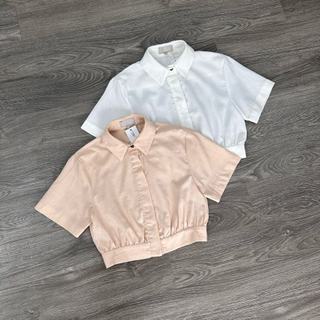 Áo HOBBS Crop Bo Eo Linen