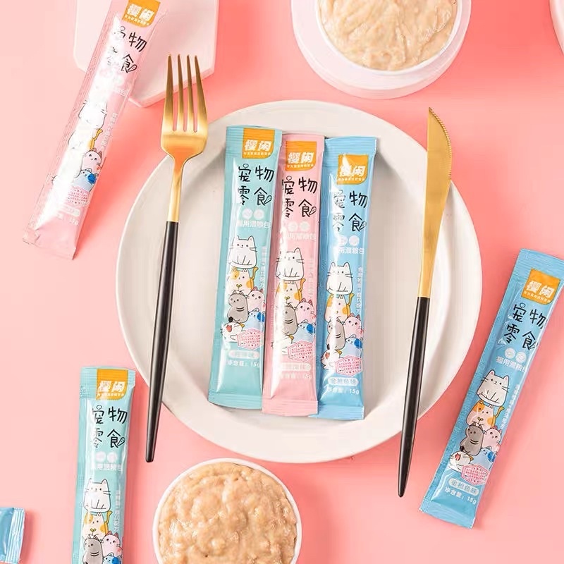 Set 10, 30, 50 thanh súp thưởng shizuka -Thức ăn cho mèo / súp thưởng cho mèo