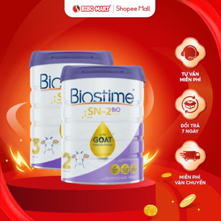  Sữa Dê Biostime SN-2 Bio Plus số 2-3 800gr Cải Thiện Tiêu Hóa Tăng Cường Hấp Thu Cho Bé - Bibomart 