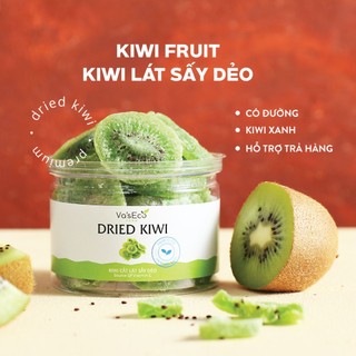 Mứt kiwi xanh sấy dẻo hộp 250g Va'sEco Farm
