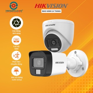 Camera hd-tvi analog hikvision 2mp ds-2ce16d0t-exlpf, ds-2ce76d0t-exlpf - trangiatelecom