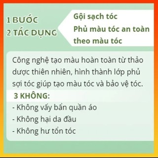 Dầu Gội Phủ Bạc Đen Tóc Thảo Dược Hàng Loại 1 ( hộp 10 gói )