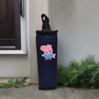 túi 1200ml đựng bình nước giữ nhiệt gia đình heo peppa - cao 25cm x ngang 10cm x rộng 10cm
