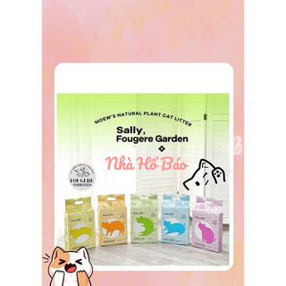Cát đậu nành cho mèo MOEW, Cát đậu nành cho mèo Meow's hương biển túi 6L