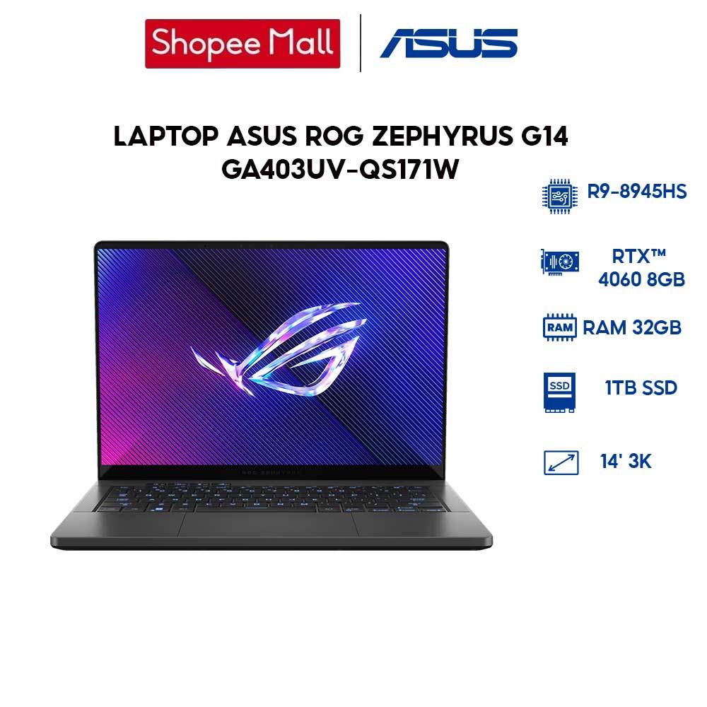 Laptop Gaming ASUS ROG Zephyrus G14 GA403UV-QS171W R9-8945HS | 32GB | 1TB | RTX™ 4060