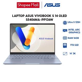 Laptop ASUS VivoBook S 14 OLED S5406MA-PP136W Intel Core Ultra 5 125H | 16GB | 1TB | 14' 3K OLED 100% DCI-P3 120Hz