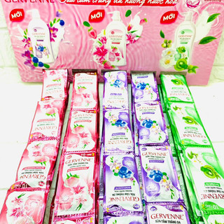  DÂY 12 GÓI SỮA TẮM GERVENNE TRẮNG DA GIỮ ẨM 